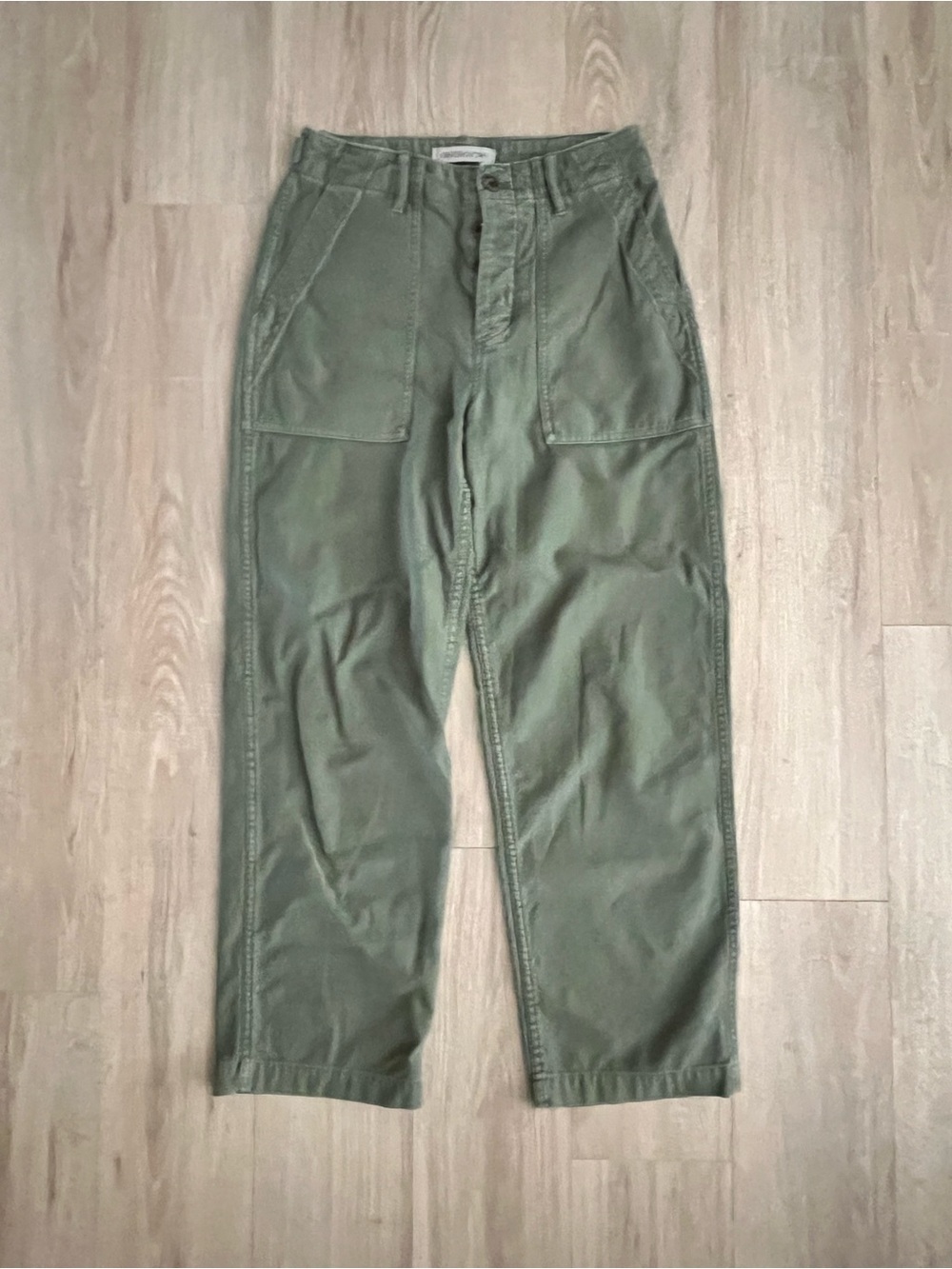Outerknown Women’s Westbound Utility Pant Light Green - Size 27